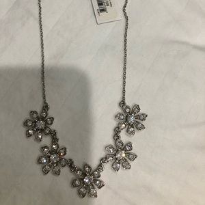 crystal flower necklace